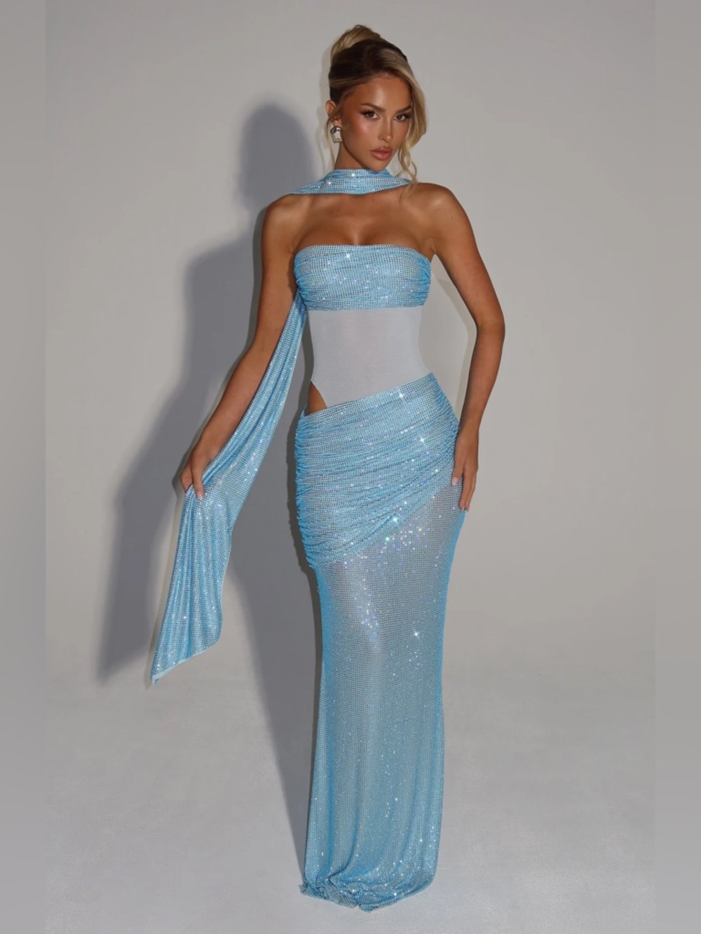 Babyboo KAILANI MAXI DRESS - AQUA (Dress only)